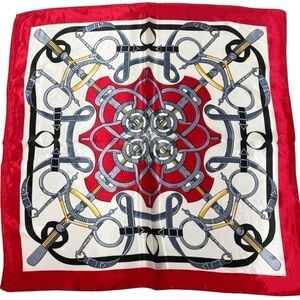 American Vintage Equestrian Old Money Wrap Scarf